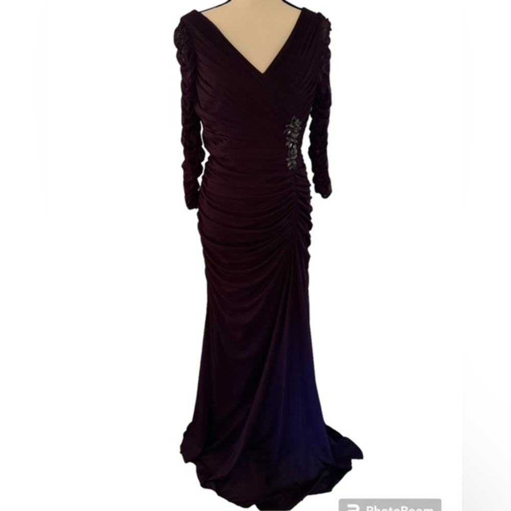 Adriana Papell purple dress size 6 lined